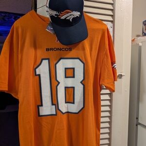 Orange Sports Jersey and Cap Set